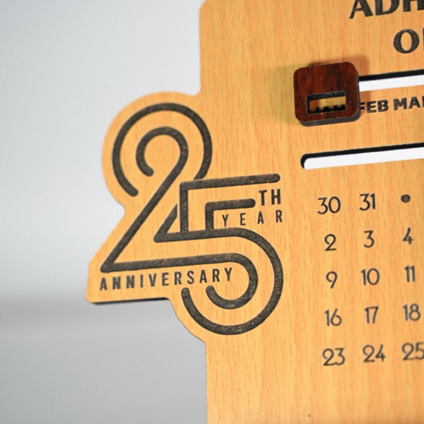 Wooden Memory Calendar (MDF)
